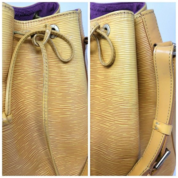 Auth Louis Vuitton Noe Yellow Epi Leather Bucket - Picture 7 of 11